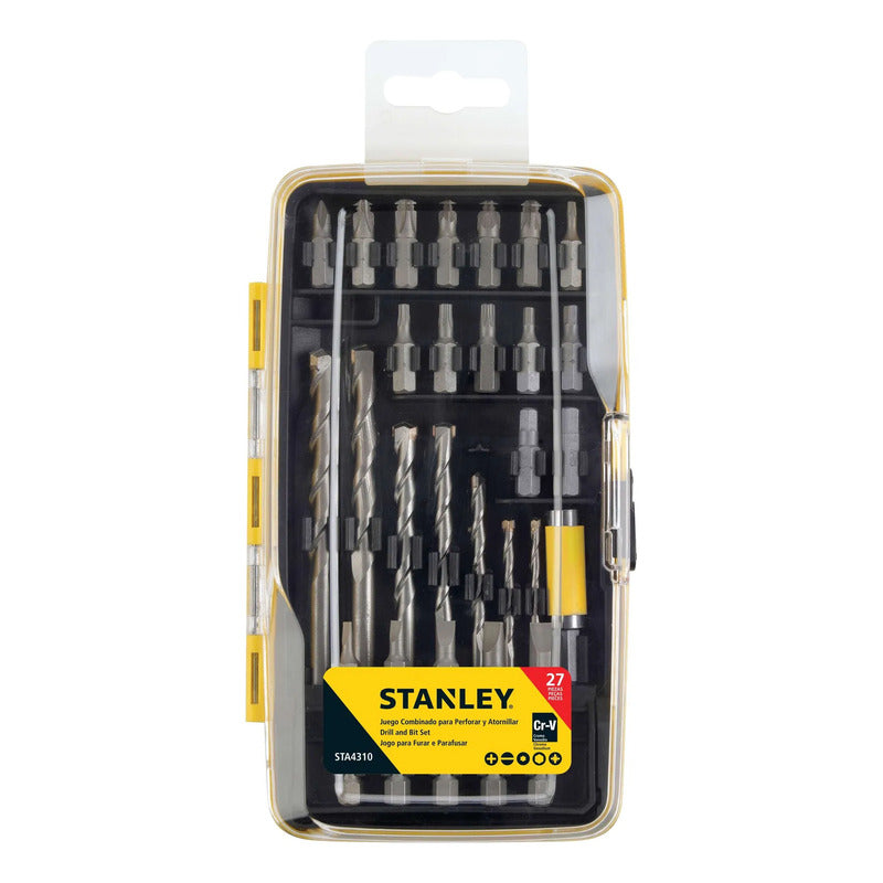 Set De Puntas De Atornillador Y Mechas 27 Piezas Stanley
