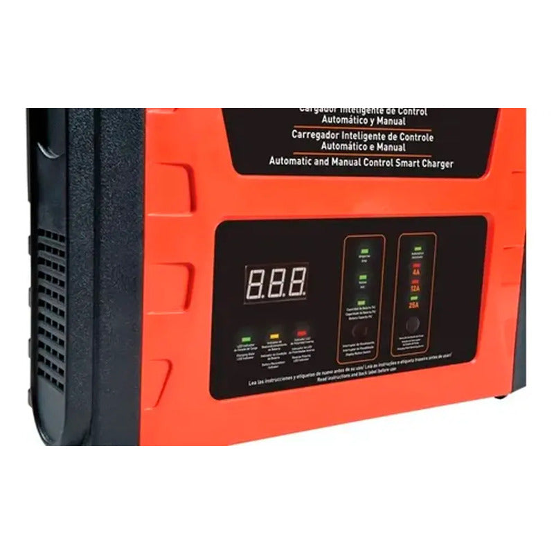 Cargador De Bateria Inteligente 25 Amp Bc25 Electronico