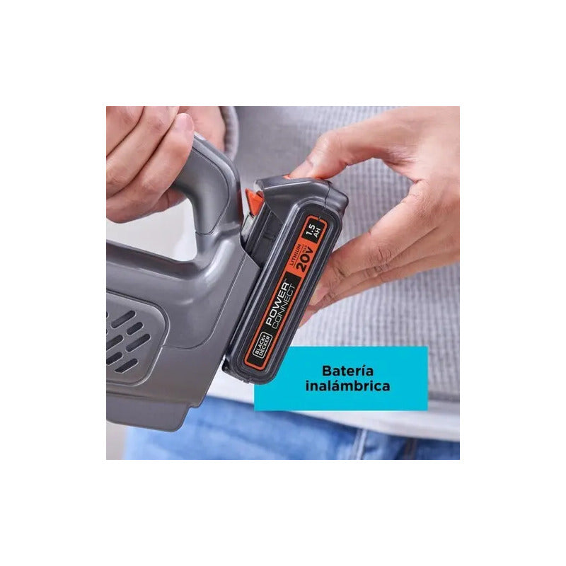 Aspiradora Inalámbrica 20v Black And Decker Bchv001d1e Negro