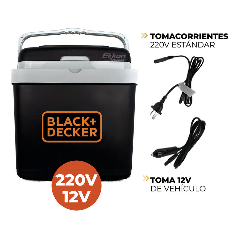 Heladera Conservado Black Decker 33 L Frio Calor 12v 220v Negro
