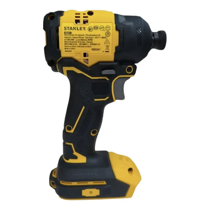 Destornillador De Impacto Sin Escobillas Stanley Sbi811 1/4 6,35 Mm Amarillo