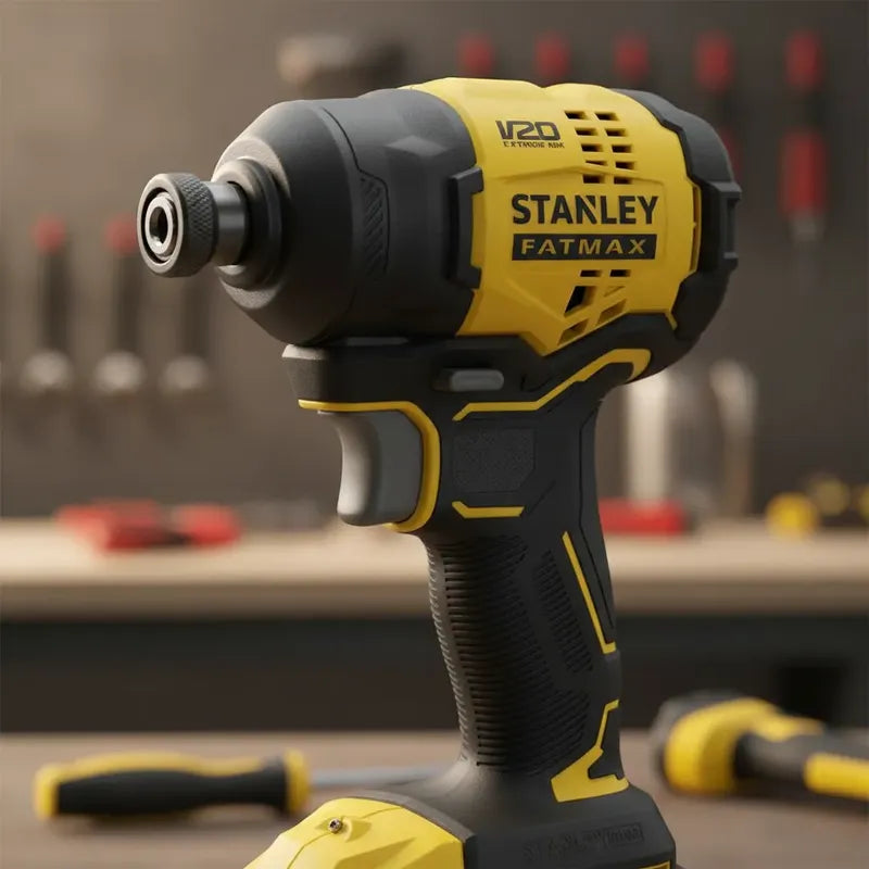 Kit Atornillador De Impacto 20v Fatmax Stanley Sbi811d2t Amarillo