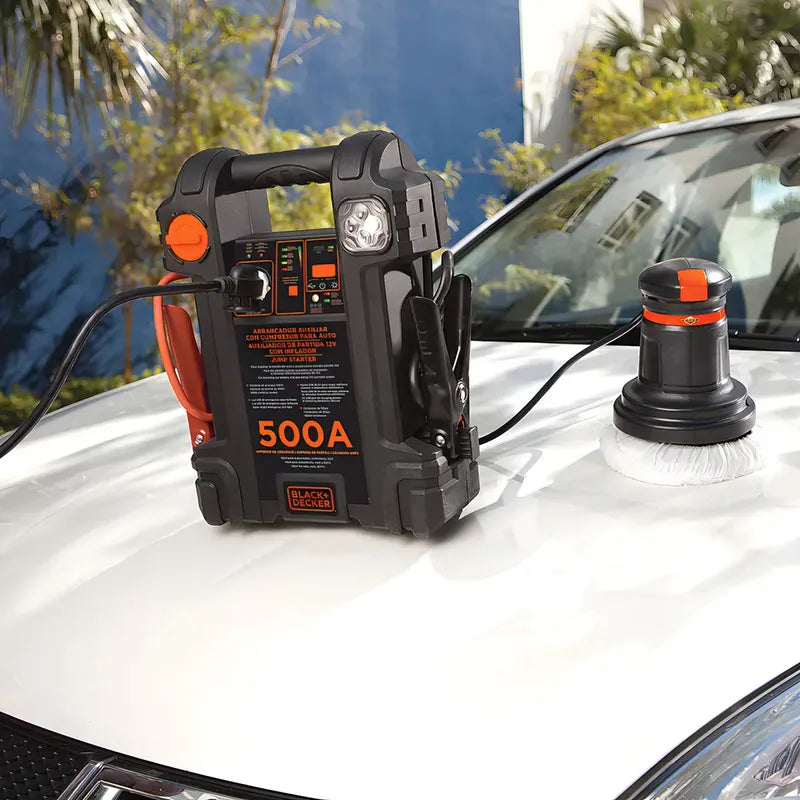 Arrancador 500 Amp 12v Black Decker Usb Linterna Js500 Auto