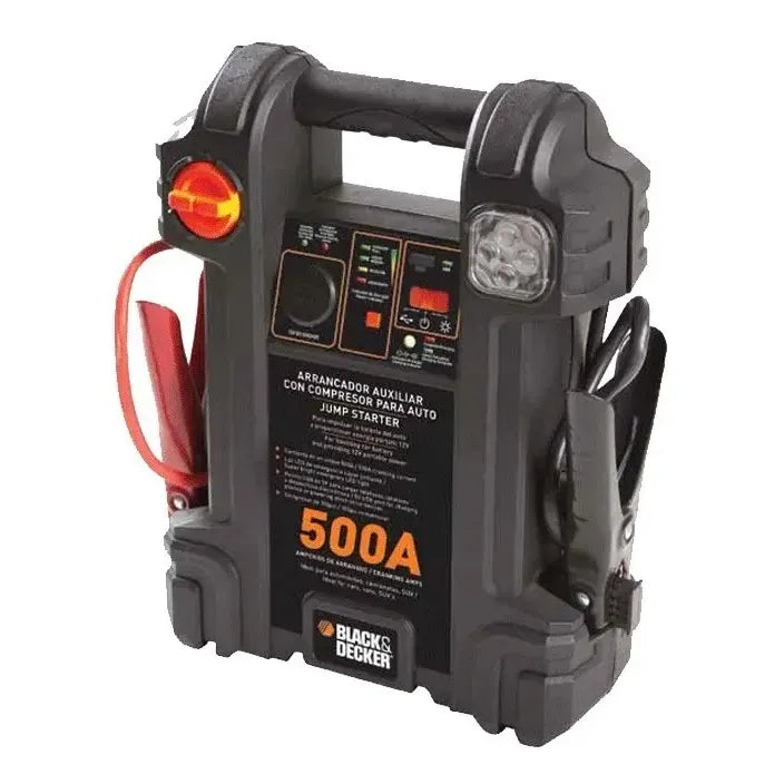 Arrancador 500 Amp 12v Black Decker Usb Linterna Js500 Auto