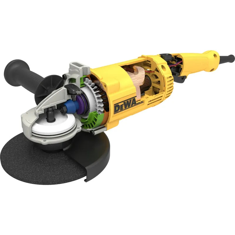 Amoladora 180mm 7  Dewalt Dwe497 2600w Amarillo 50
