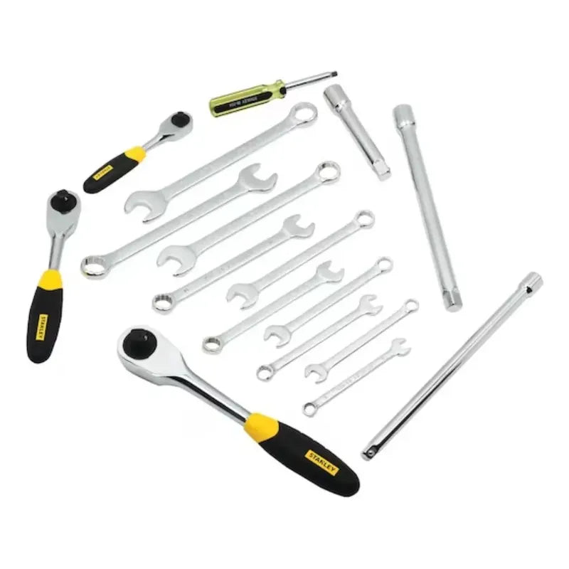Juego Set Llaves Combinadas Tubos Stanley 120 Piezas 91-931