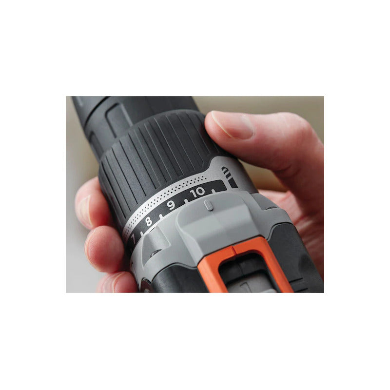 Taladro Percutor Atornillador Inalámbrico B+d10mm Bcd704c1 Naranja 50