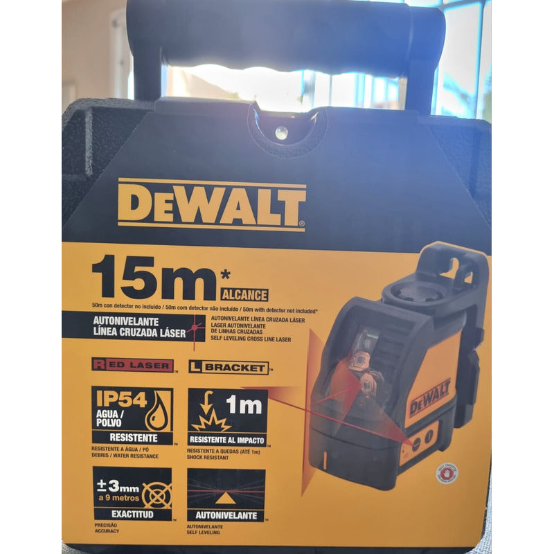 Nivel Láser Autonivelante Líneas Cruzadas 30m Dewalt Dw088k