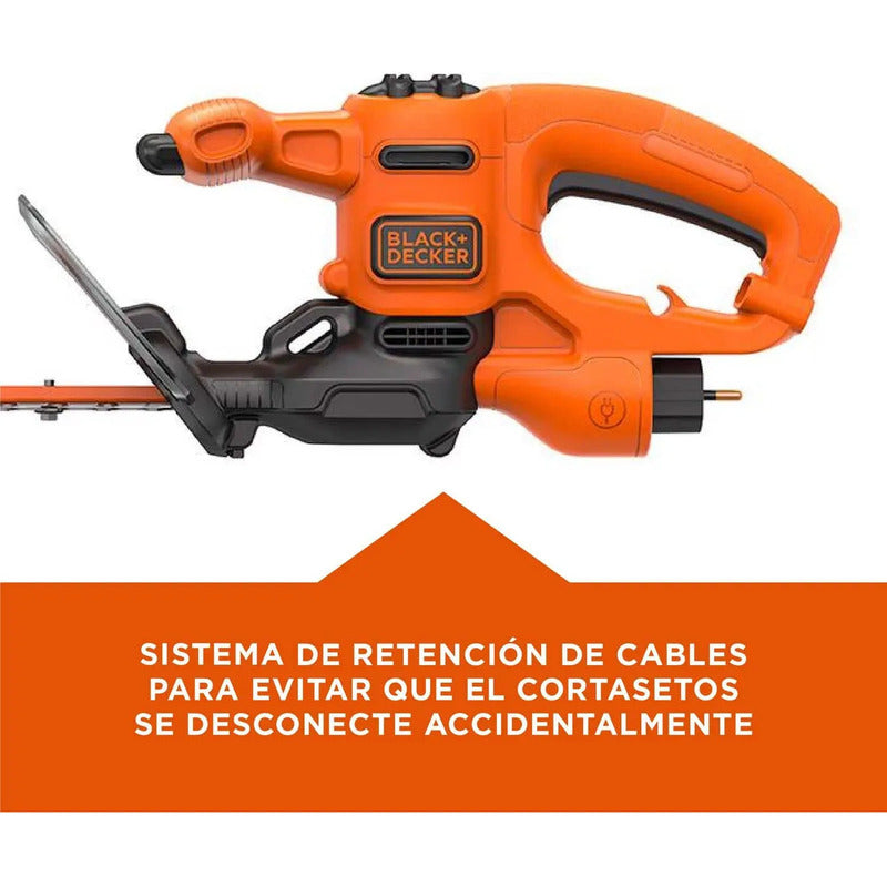Cortacerco Eléctrico Black Decker Beht201k 46cm 420w Naranja