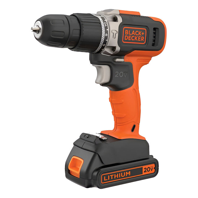 Taladro Percutor Atornillador Inalámbrico B+d10mm Bcd704c1 Naranja 50