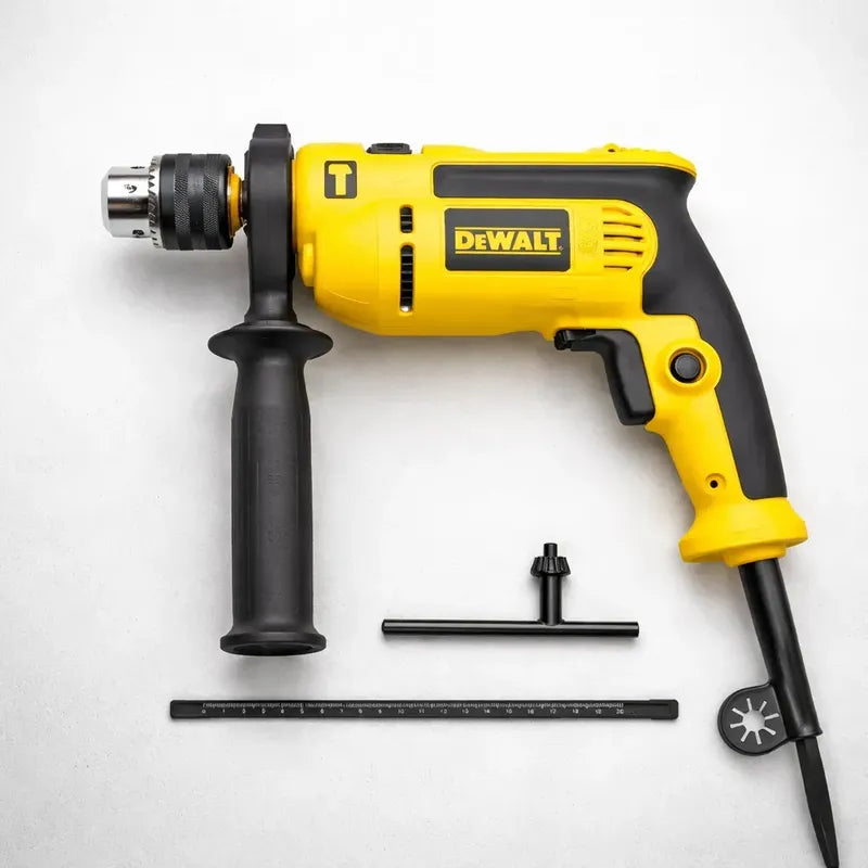 Taladro Percutor 13mm 750w Electrico Dewalt Vel. Variable Amarillo 50/60 Hz