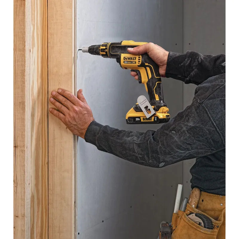 Atornillador Para Placa De Yeso Drywall Durlock Dw Dcf620b Amarillo