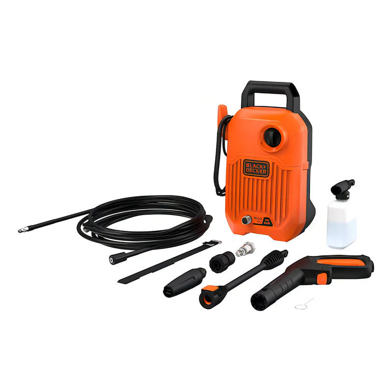 Hidrolavadora Black+decker Bepw1600-ar 1300w 110bar Naranja 50 Hz/60 Hz