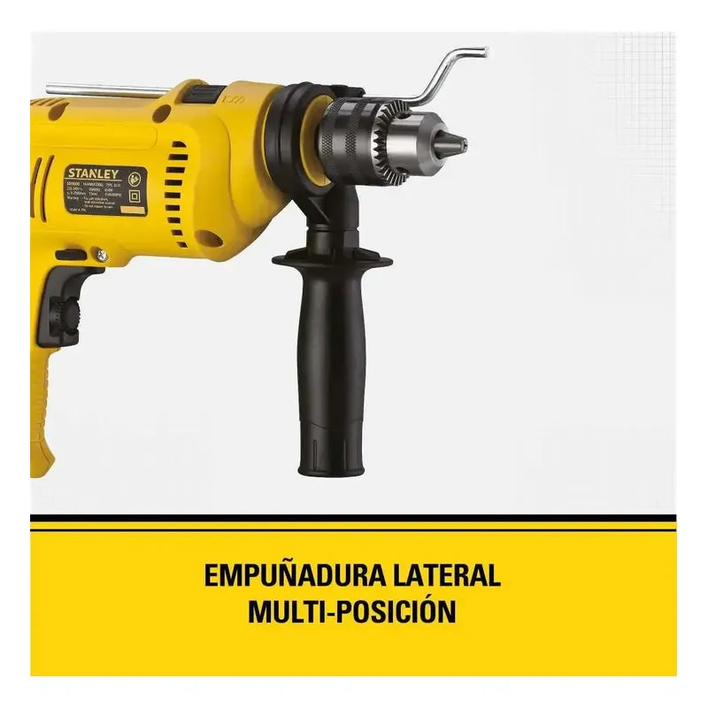 Taladro Percutor 600w + 37 Piezas Stanley Sdh600ka-b2c Amarillo