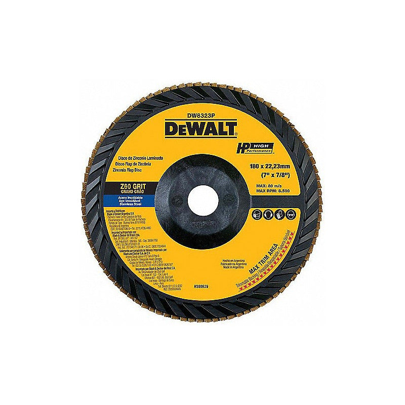 Disco Flap Grano 80 Zirconio Dw8309p Amarillo