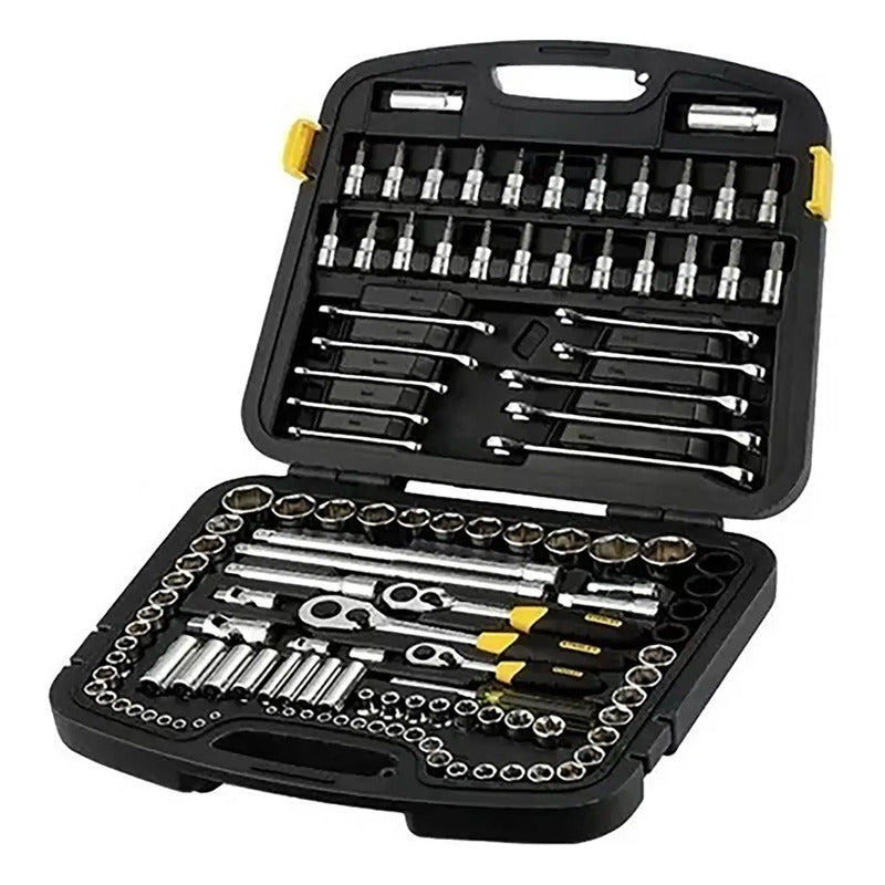 Juego Set Llaves Combinadas Tubos Stanley 120 Piezas 91-931