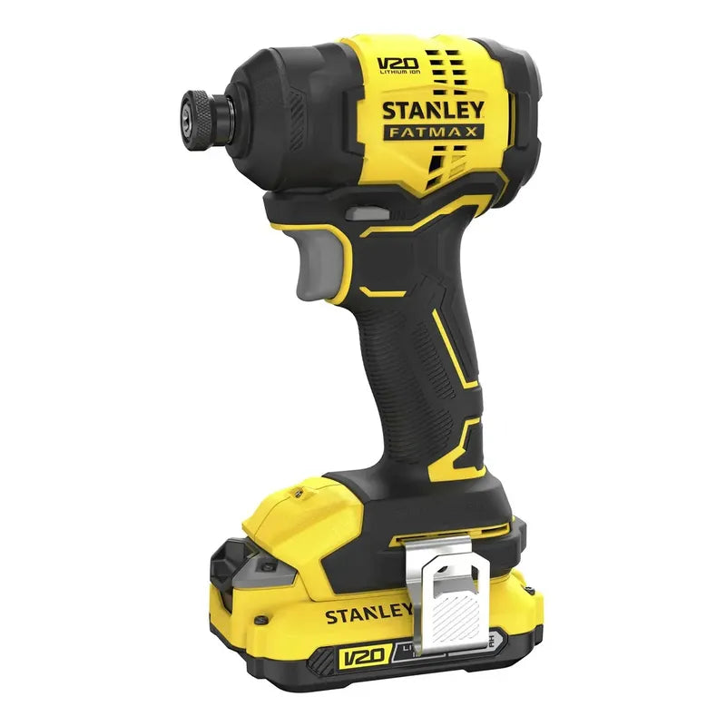 Kit Atornillador De Impacto 20v Fatmax Stanley Sbi811d2t-b2 Amarillo