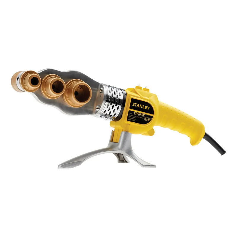 Termofusora Stanley 1500w Sxh1530 - Fusión Precisa De Tuberías Con Control De Temperatura Incluye 6 Boquillas