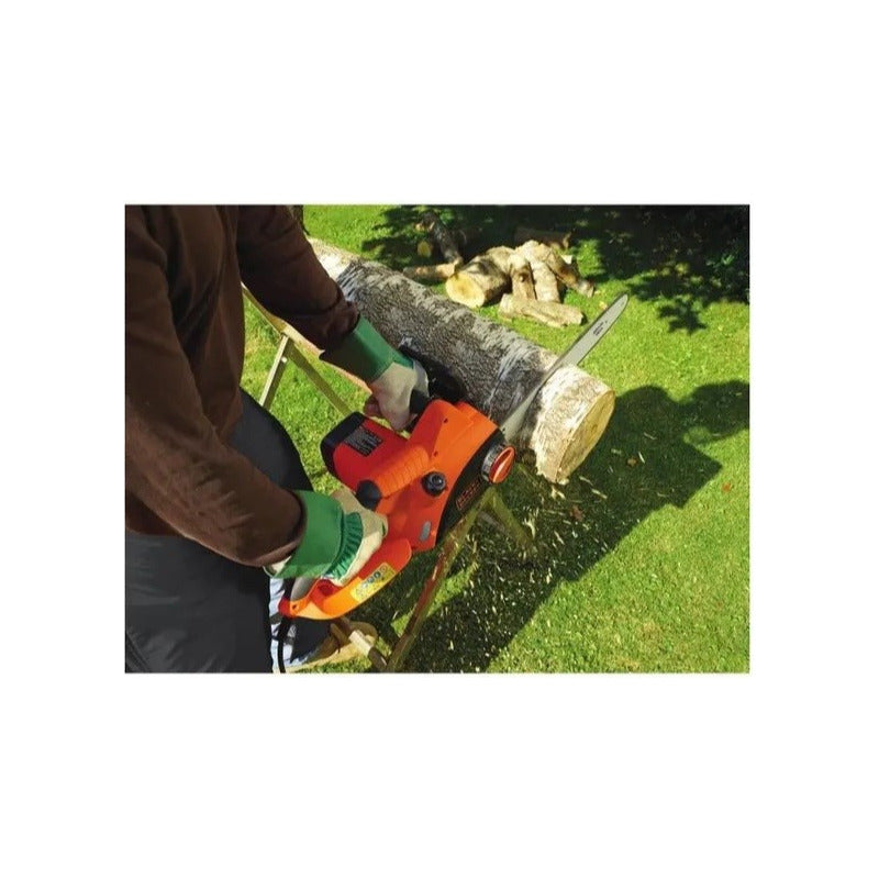 Electrosierra Black + Decker Becs2040 16 40cm 2000w Color Naranja