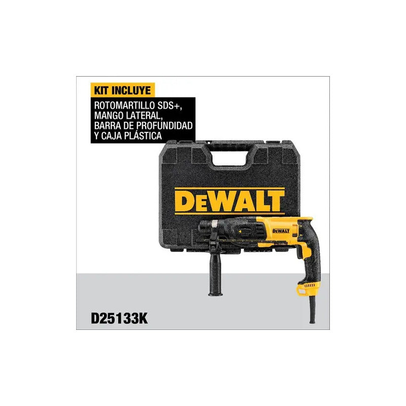Rotomartillo Sds Plus 2.9 J -800w Dewalt D25133k Amarillo 50hz