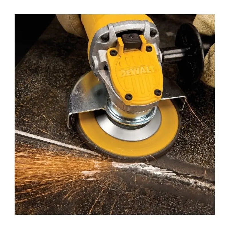 Miniamoladora Angular Dewalt Esmerilhadeira Angular Dwe4120 Dwe4120 De 50 hz/60 hz Color Amarillo 900 w 220 v + Accesorio