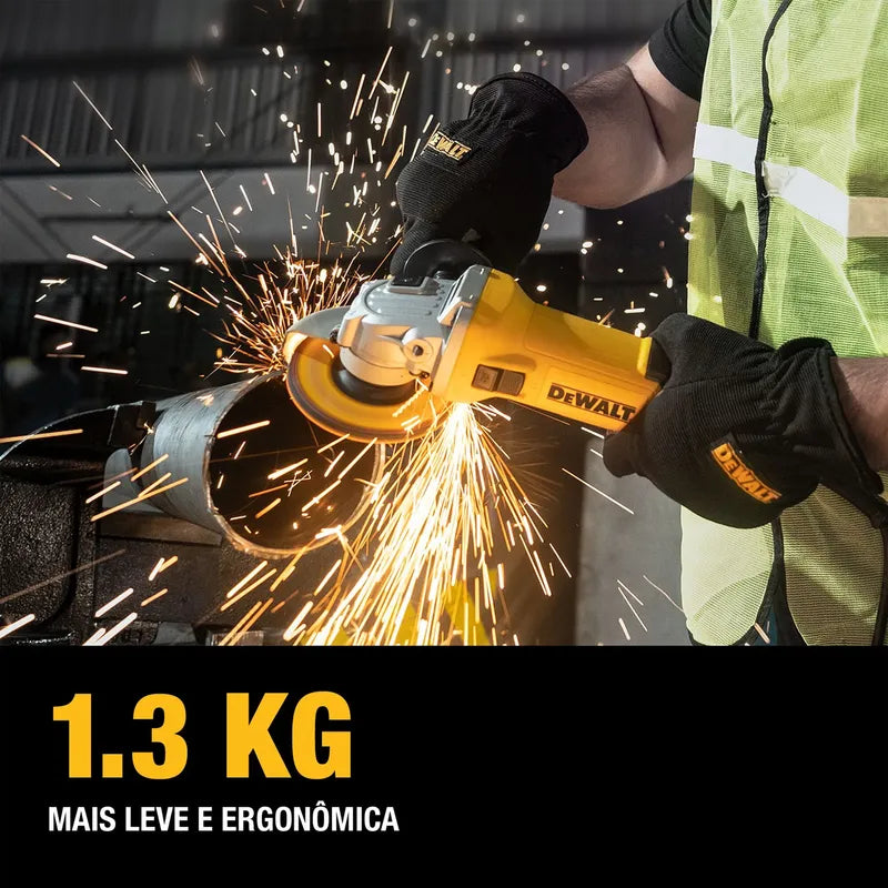 Dewalt Dwe750-ar Amoladora 115 Mm 750w Ultra Compacta Amarillo 50