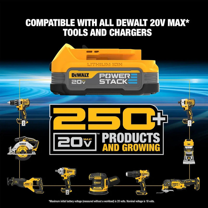 Dewalt Powerstack Bateria Compacta 20v 1.7 Ah Dcbp034