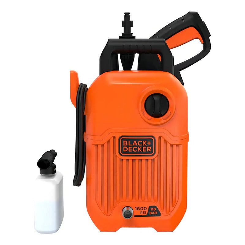 Hidrolavadora Black+decker Bepw1600-ar 1300w 110bar Naranja 50 Hz/60 Hz