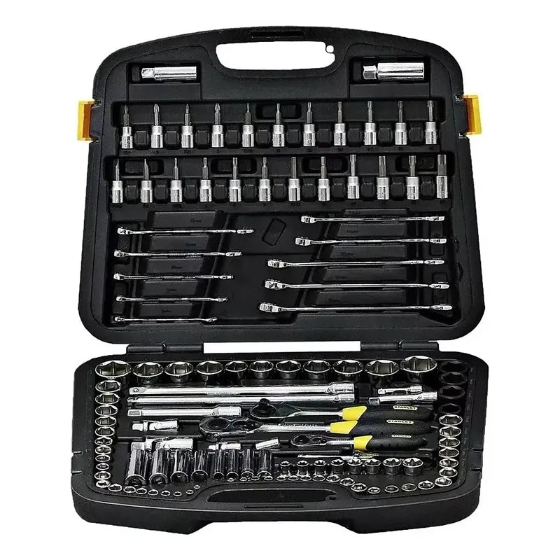 Juego Set Llaves Combinadas Tubos Stanley 120 Piezas 91-931