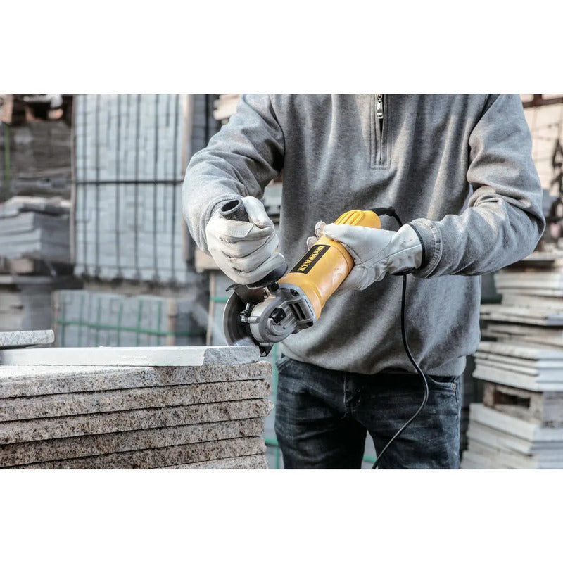 Dewalt Dwe750-ar Amoladora 115 Mm 750w Ultra Compacta Amarillo Frecuencia 50hz/60hz