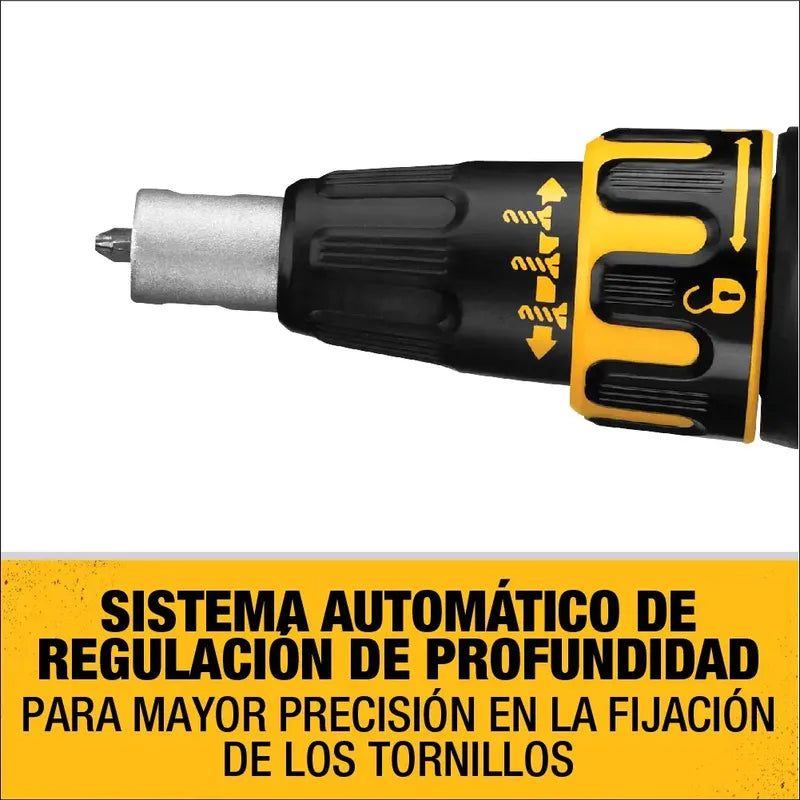 Atornillador Para Placa De Yeso Dewalt Dcf620b Amarillo