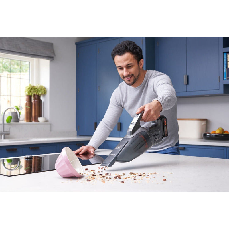 Aspiradora Inalámbrica 20v Black And Decker Bchv001d1e Negro