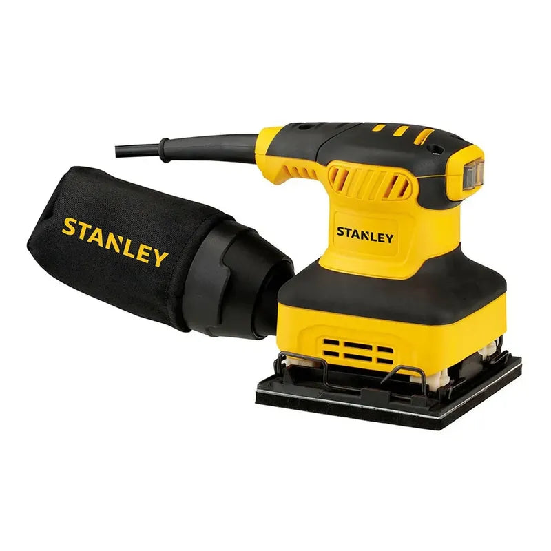 Lijadora Profesional Orbital Stanley Ss24 Con Sistema Velcro Amarilla 50hz 240w Amarillo 50 Hz