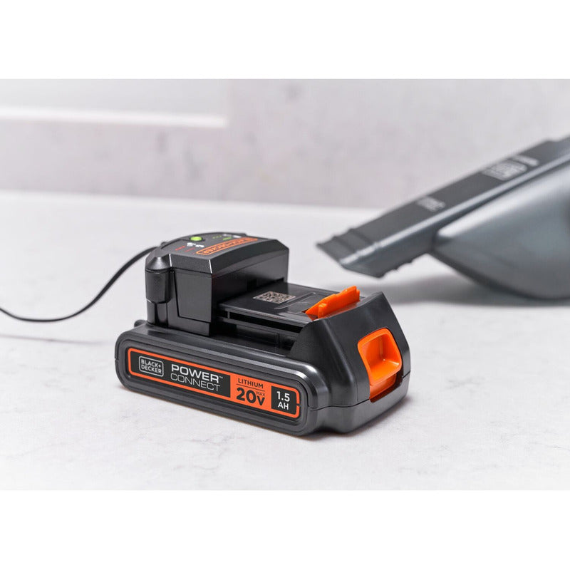 Aspiradora Inalámbrica 20v Black And Decker Bchv001d1e Negro