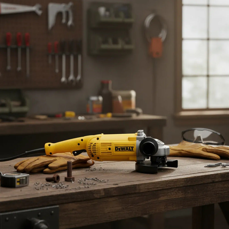 Amoladora 180mm 7  Dewalt Dwe497 2600w Amarillo 50