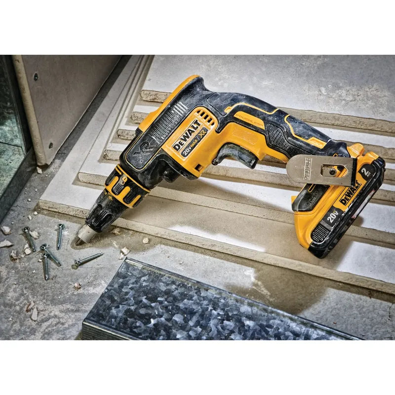 Atornillador Para Placa De Yeso Drywall Durlock Dw Dcf620b Amarillo