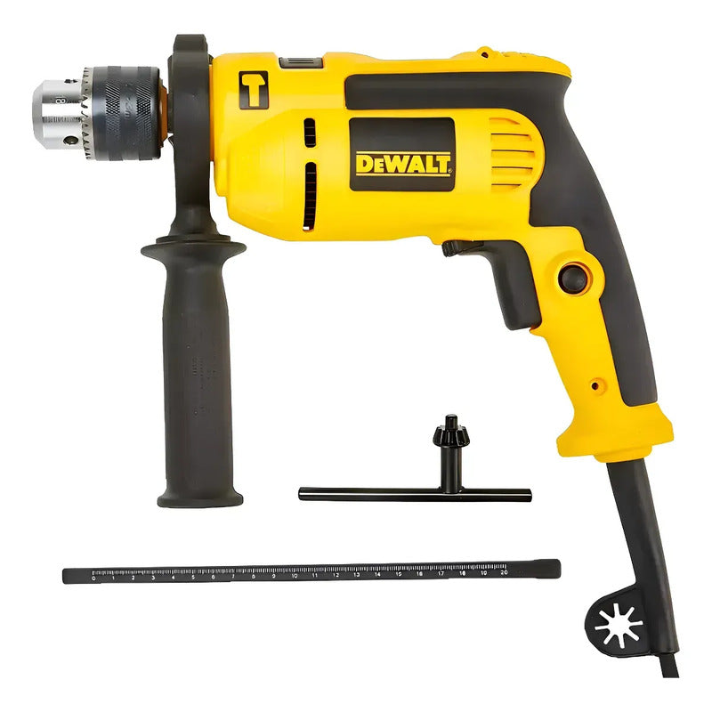 Taladro Percutor 13mm 750w Electrico Dewalt Vel. Variable Amarillo 50/60 Hz