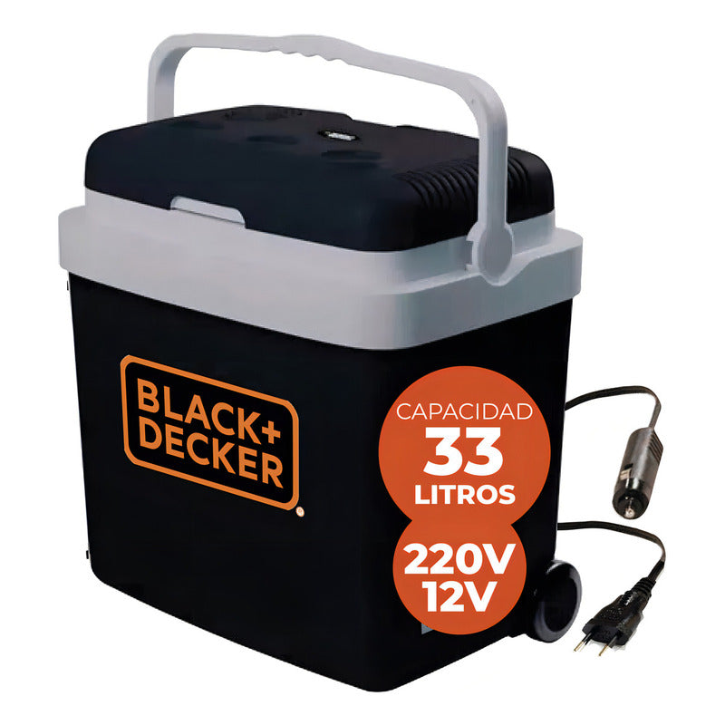 Heladera Conservado Black Decker 33 L Frio Calor 12v 220v Negro