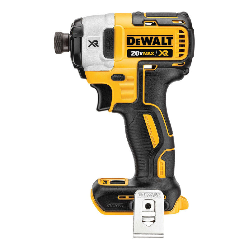 Atornillador De Impacto Inalámbrico Dewalt Dcf887b Hex 1/4 Amarillo Continua