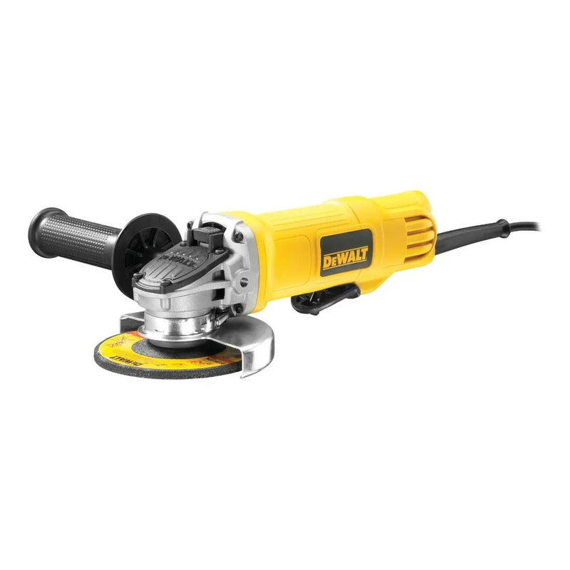 Miniamoladora Angular Dewalt Esmerilhadeira Angular Dwe4120 Dwe4120 De 50 hz/60 hz Color Amarillo 900 w 220 v + Accesorio