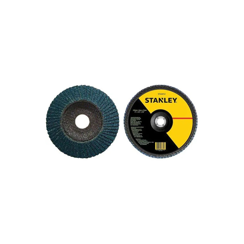 Flap Stanley Grano 40 De 180mm De Diámetro Sta8216f X 10u Amarillo