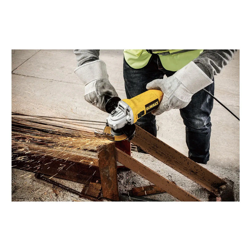 Dewalt Dwe750-ar Amoladora 115 Mm 750w Ultra Compacta Amarillo Frecuencia 50hz/60hz
