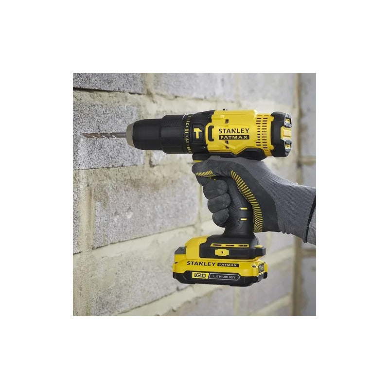 Stanley Taladro Percutor 20v (18v N - 20v M) Kit Scd711c2k Amarillo 50 Hz