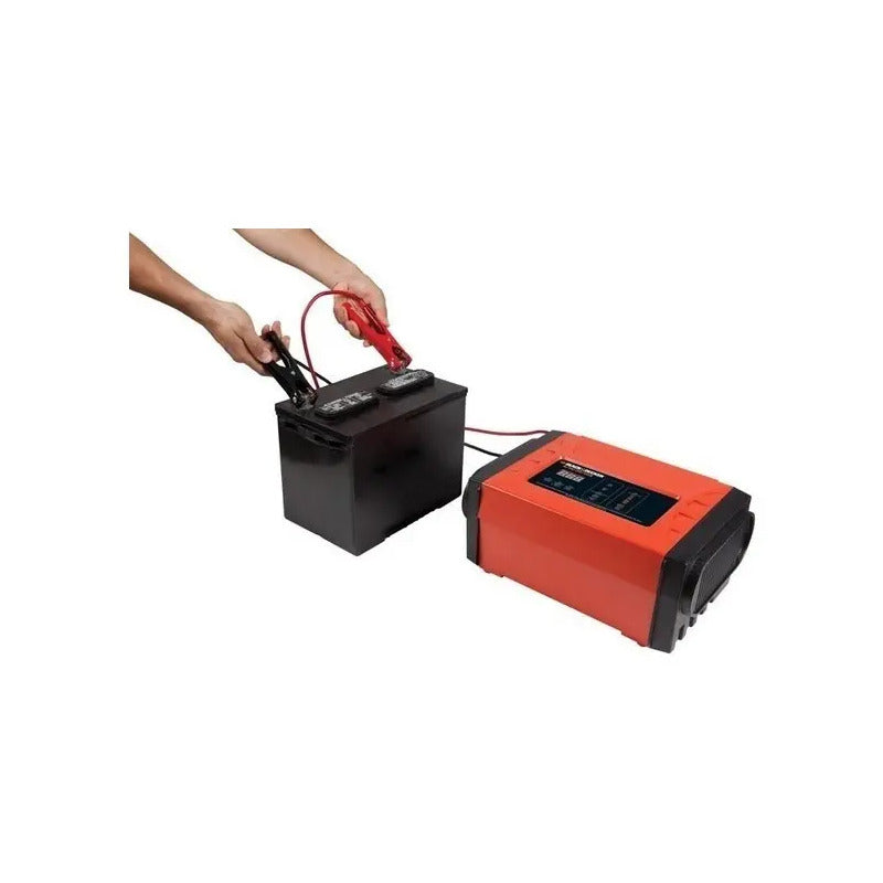Cargador De Batería Inteligente Para Autos Cuarenta Amperios Modelo Bc40 Black Decker